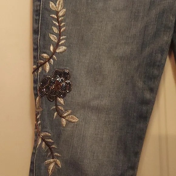 Women's WHBM Embellished Jeans - Picture 2 of 8